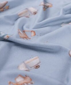 Jersey Baufahrzeuge auf blau