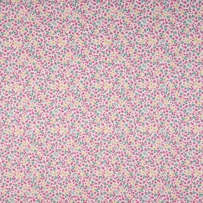 Baumwolle Fiori magenta