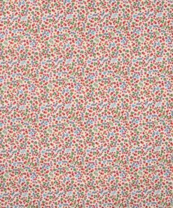 Baumwolle Fiori bordeaux