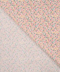Baumwolle Fiori pink