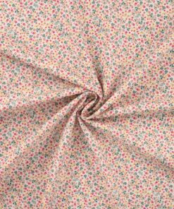 Baumwolle Fiori pink