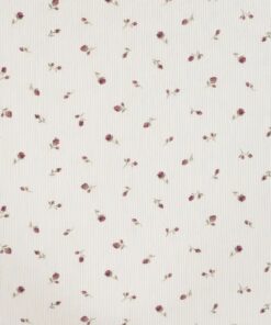 Rippjersey Röschen auf ecru