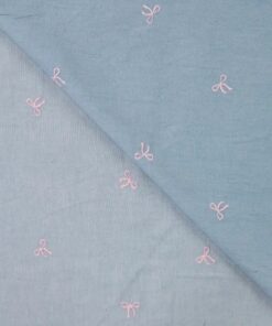 Denim Stickerei schleife