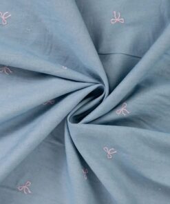 Denim Stickerei schleife