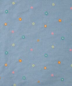 Denim Stickerei blümchen