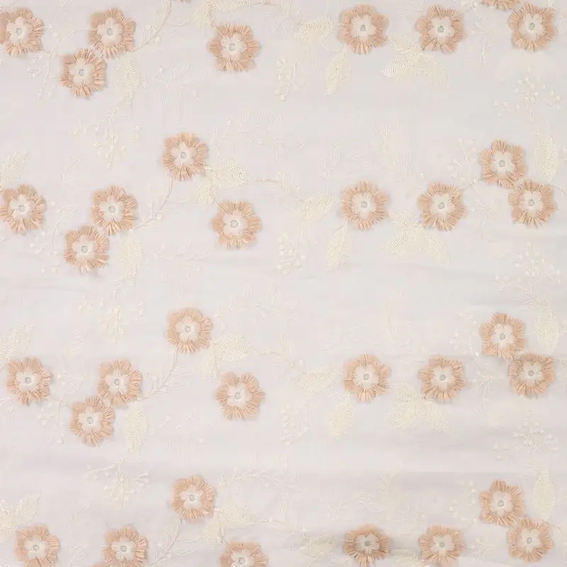 Baumwolle flower embroidery