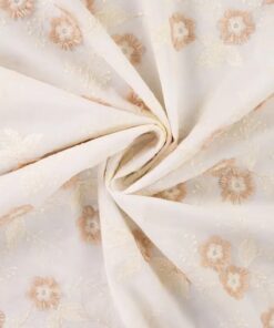 Baumwolle flower embroidery