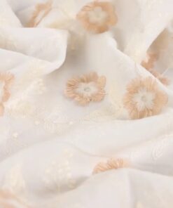 Baumwolle flower embroidery