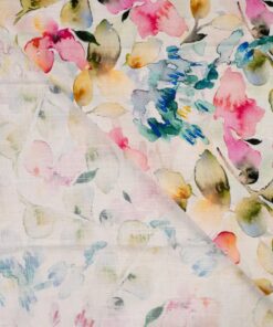 Viskose Leinen watercolor