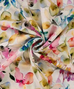 Viskose Leinen watercolor