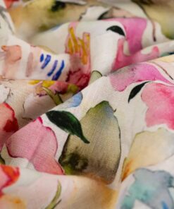 Viskose Leinen watercolor