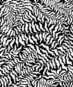 100%Viskose Dancing Algae white