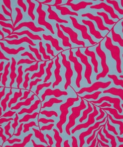 100%Viskose Dancing Algae blue