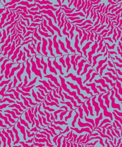 100%Viskose Dancing Algae blue