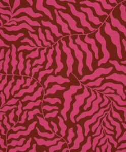 100%Viskose Dancing Algae brown