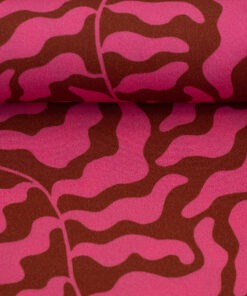 100%Viskose Dancing Algae brown