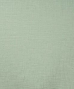 Baumwolle Musselin Uni Pastell mint