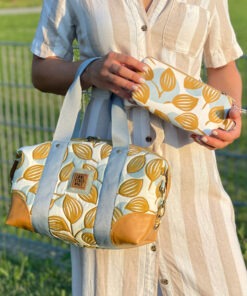 Canvas Dots & Leaves