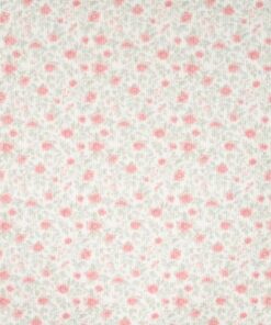 Rippjersey Flowers auf weiss
