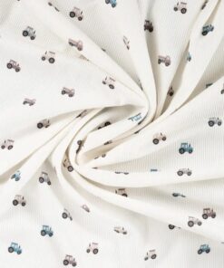 Rippjersey Traktor auf weiss