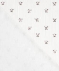 Rippjersey Elefant auf ecru