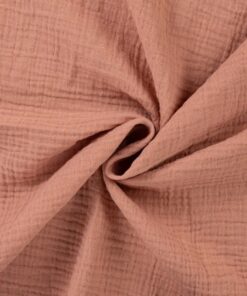 Baumwolle Musselin Uni nude