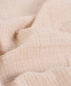 Baumwolle Musselin Uni beach sand