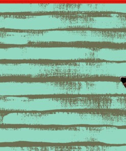 Panel French Terry DachshundErnesto mint by Thorsten Berger