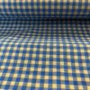 Seersucker Karo blau gewebt