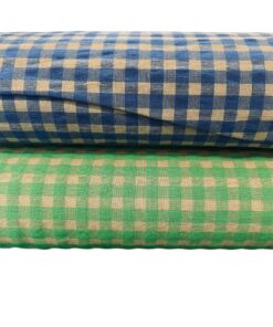 Seersucker Karo gewebt