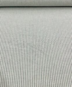 Leinen Gemisch mint/ weiss