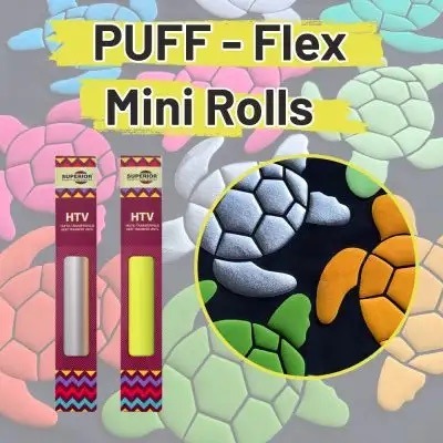 3D uni Puff Flexfolie
