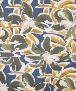 Jersey Viskose Flowers khaki