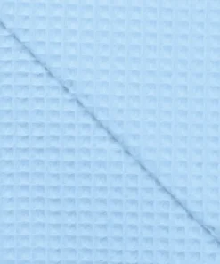 Waffel Piquet blau