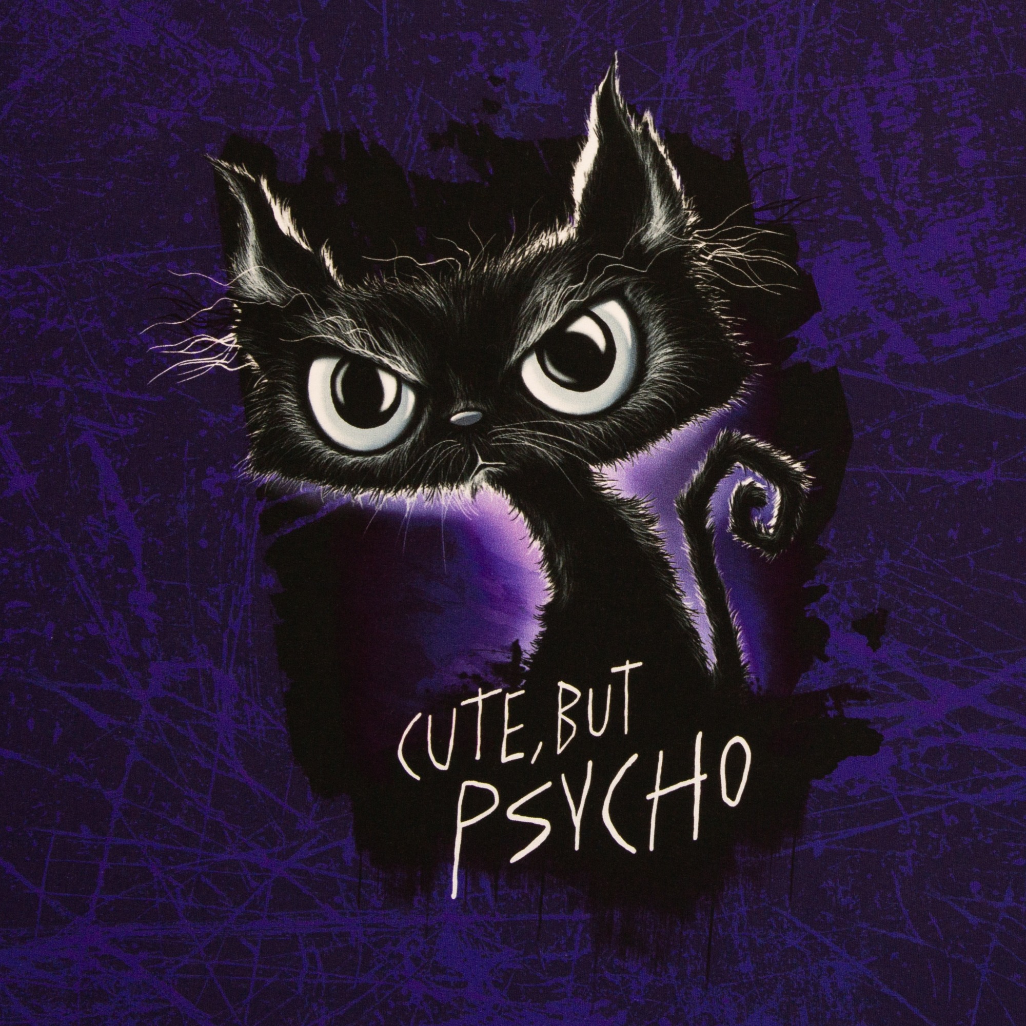 Panel French Terry Cute but Psycho