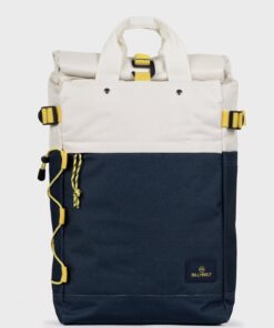 BillyBelt Foldtop Rucksack Blau Ecru