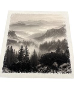 Canvas Kissen Panel Bergwelt