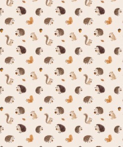 Baumwolle autum animals