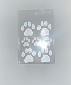 Set Reflektierende Pfoten zum aufbügeln