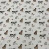 Jersey Bauernhof Tiere auf weiss